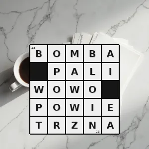 Hasło krzyżówkowe bomba lotnicza składająca się z paliwa lub materiału wybuchowego który jest rozpylany w powietrzu - bomba paliwowo-powietrzna – rozwiązanie, synonimy, podpowiedzi i definicje krzyżówkowe